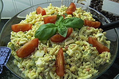 Bunter Nudelsalat ohne Mayonnaise 13