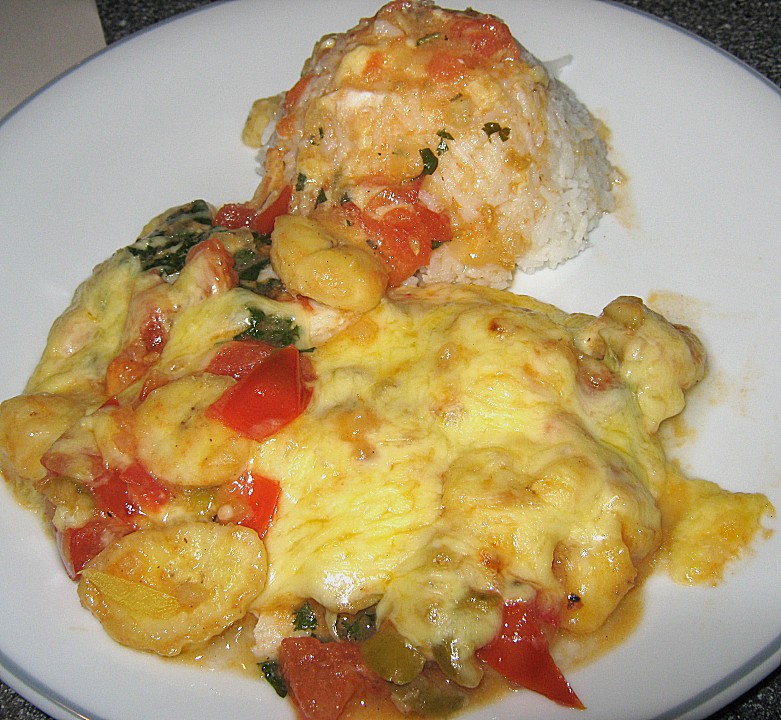 Gebackener Fisch mit Bananen (Rezept mit Bild) von UschiG | Chefkoch.de