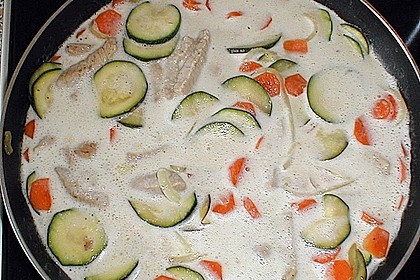 Geschnetzeltes in Gorgonzola - Sahne 1