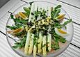 Spargel mit Oliven - Ei - Sauce