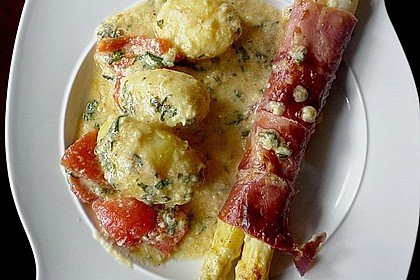 Gratinierter Spargel italienische Art 4