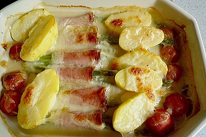 Gratinierter Spargel italienische Art 5