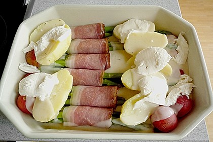 Gratinierter Spargel italienische Art 6