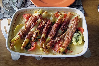 Gratinierter Spargel italienische Art 7