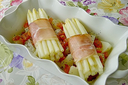 Gratinierter Spargel italienische Art 8
