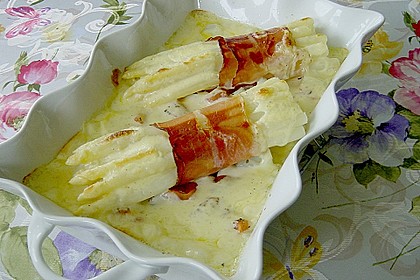 Gratinierter Spargel italienische Art 9