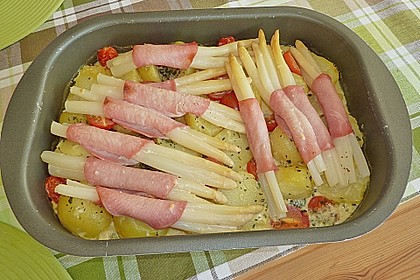 Gratinierter Spargel italienische Art 15