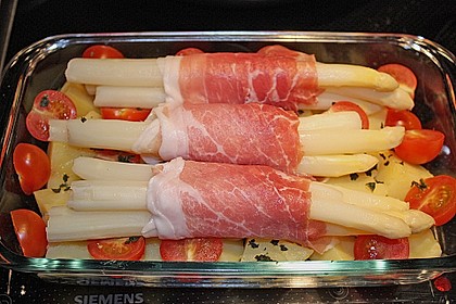 Gratinierter Spargel italienische Art 16