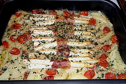 Gratinierter Spargel italienische Art 21