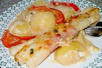 Gratinierter Spargel italienische Art 24