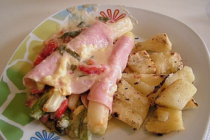 Gratinierter Spargel italienische Art 27