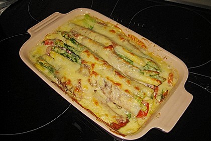 Gratinierter Spargel italienische Art 30