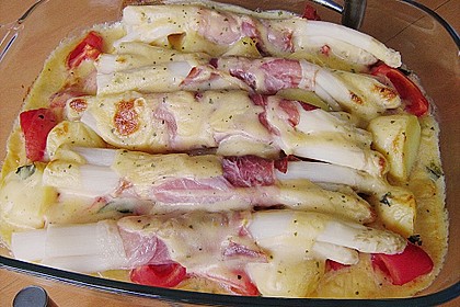 Gratinierter Spargel italienische Art 37