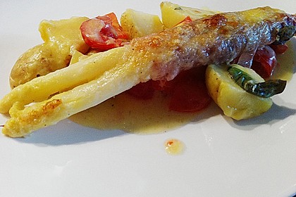 Gratinierter Spargel italienische Art 42