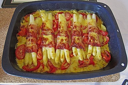 Gratinierter Spargel italienische Art 43