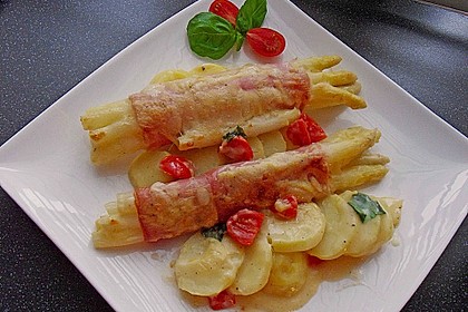 Gratinierter Spargel italienische Art 44