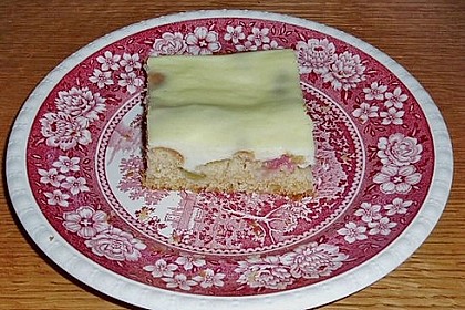 Rhabarberschnitten mit Vanille - Schmand - Guss 24