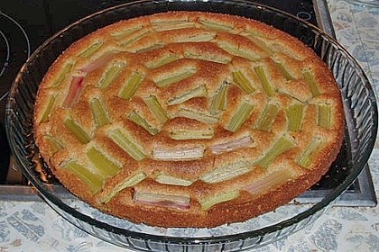Rhabarberschnitten mit Vanille - Schmand - Guss 38