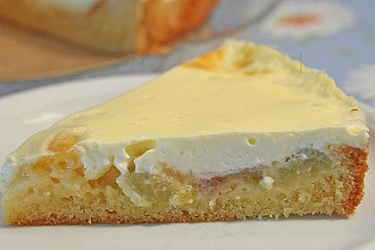 Rhabarberschnitten mit Vanille - Schmand - Guss 4