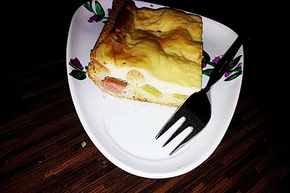 Rhabarberschnitten mit Vanille - Schmand - Guss 30