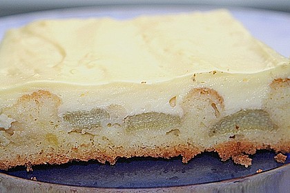 Rhabarberschnitten mit Vanille - Schmand - Guss 19
