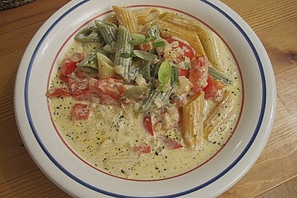 Tortellini in Tomaten - Käse - Sauce 14