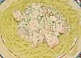 Lachsspaghetti