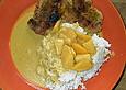 Putenschnitzel mit Curryfruchtsauce