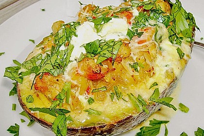 &Uuml;berbackene Avocados