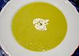 Erbsenrahmsuppe, fein