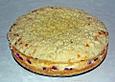 K&auml;sekuchen mit Kirschen