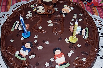 Extra - schokoladiger Schokoladenkuchen 9