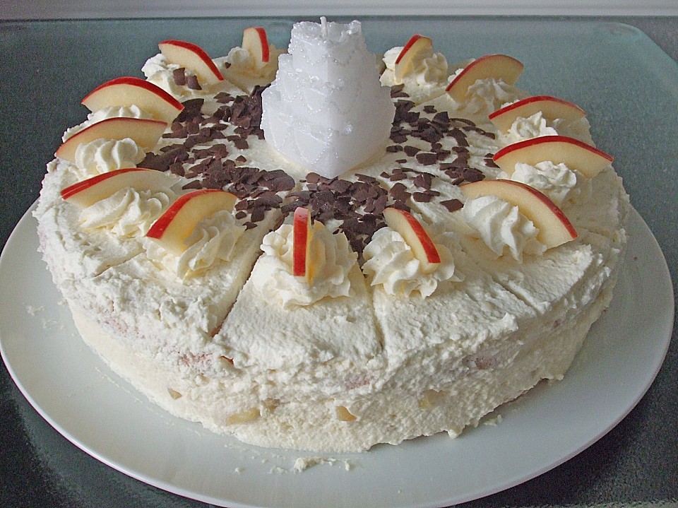 Apfel - Calvados - Torte (Rezept mit Bild) von Elli K. | Chefkoch.de