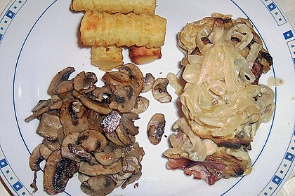 Überbackenes Schweinefilet mit Senf - Sahnekruste 2