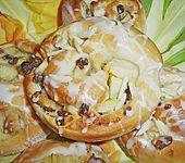 Apfel - Rosinenschnecken (Bild)