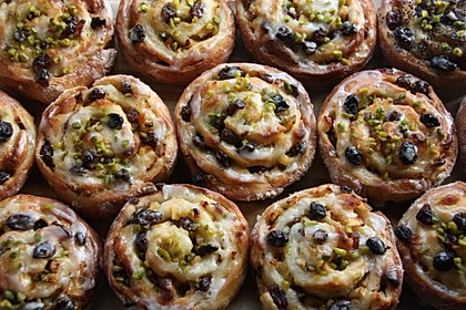 Apfel - Rosinenschnecken 8