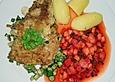 Seezungen mit Erdbeerchutney