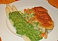 Pf&auml;lzer Spargel mit Spinatsauce