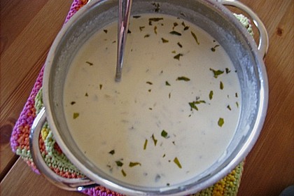 Gr&uuml;ne Nudeln mit Zitronen - Sahne - Sauce 1
