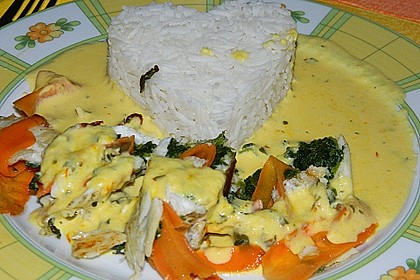 Fischfilet - Röllchen in Estragon - Schaum 10