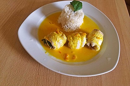 Fischfilet - Röllchen in Estragon - Schaum 6