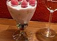 Mascarpone - Creme mit Himbeeren