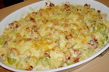 Kasseler - Rosenkohl - Auflauf 6