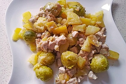Kasseler - Rosenkohl - Auflauf 11