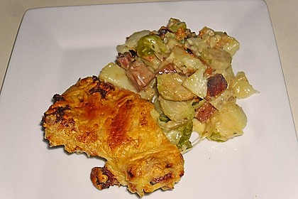 Kasseler - Rosenkohl - Auflauf 10