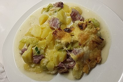 Kasseler - Rosenkohl - Auflauf 7