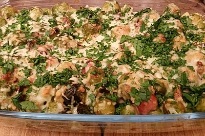 Kasseler - Rosenkohl - Auflauf 14