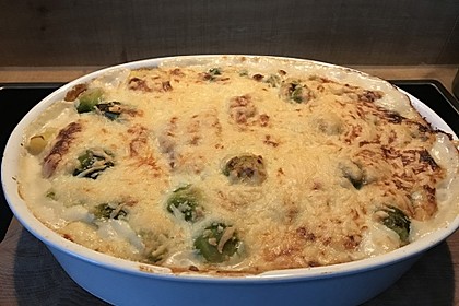 Kasseler - Rosenkohl - Auflauf 1
