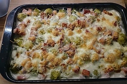 Kasseler - Rosenkohl - Auflauf 9