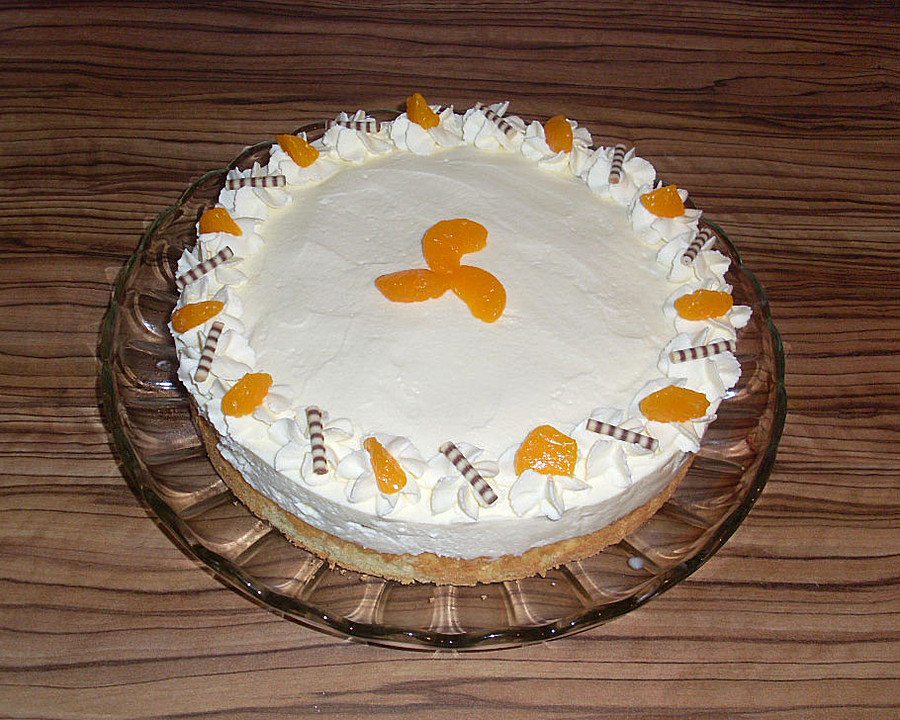 Käse - Sahne - Torte mit Mandarinen (Rezept mit Bild) | Chefkoch.de